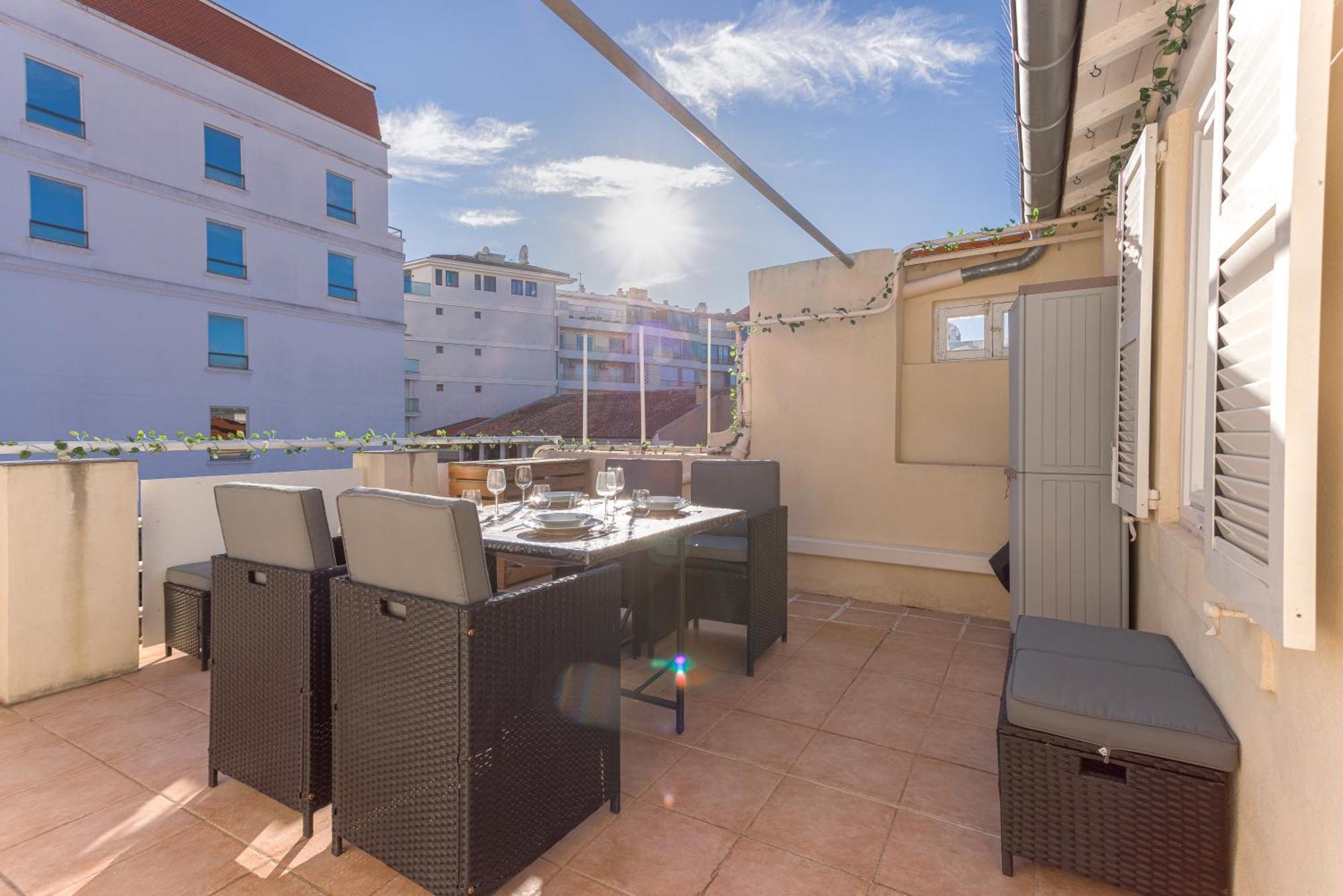 Lisa's Rooftop - Toit-terrasse A 2mn Du Palais Et Des Plages De La Croisette Cannes